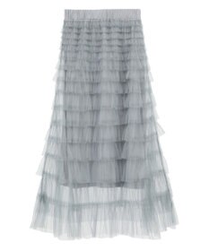 earth music&ecology ティアードフリルチュールスカート