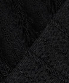 ICB 【洗える】カットジャガード Vネックニット