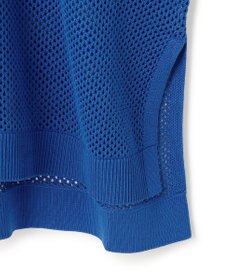 UNFILO L メッシュ ハーフスリーブ ニット