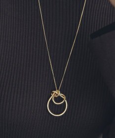 YECCA VECCA ノットフープワントップネックレス