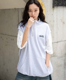 WEGO 【ユニセックス着用ITEM】ノースリハーフジッププルオーバー
