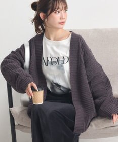 earth music&ecology マットモールカーディガン