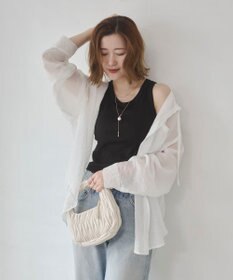 WEGO 【カップ付き】接触冷感なちゅ盛れカップインタンクトップ