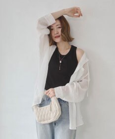 WEGO 【カップ付き】接触冷感なちゅ盛れカップインタンクトップ