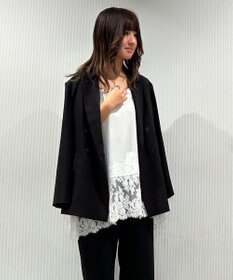 UNFILO レースヘム キャミソール