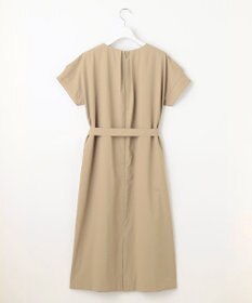 J.PRESS LADIES S 【洗える・イージーケア】ソフトタイプライター フレンチスリーブ ワンピース