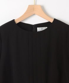 組曲 NOIR 【洗える】ウォッシャブルストレッチバックサテン ジャケット＋ワンピース