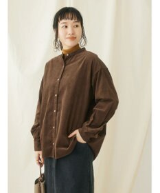 CRAFT STANDARD BOUTIQUE コーデュロイバンドカラーシャツ