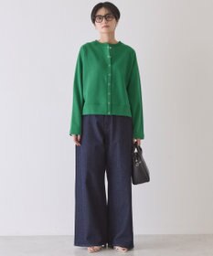 AMERICAN HOLIC リングドットボタンカーディガン