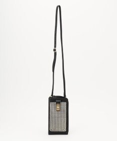 UNBILLION perche 牛革ハラコタイプ×ゴートモバイルウォレットショルダー