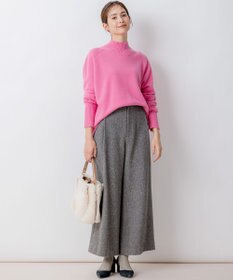 組曲 【8色展開・WEB限定】ウールカシミヤミックス ハイネック ニット