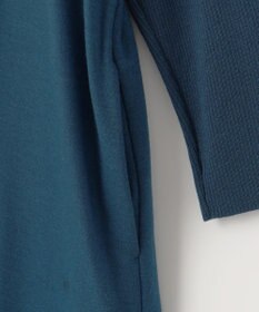 自由区 【洗える】ウールニットコンビジャージー ライトアウター