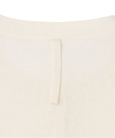 BEIGE， MOISE / シアーニット　5分袖カーディガン