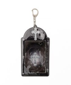 WEGO 【痛バ＆推し活グッズ】ラメクリアカラーモチーフカードホルダーキーホルダー