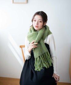 WEGO ブークレニットロングマフラー