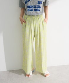 Green Parks 柄イージーパンツⅠ（ワイド）