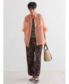 AMERICAN HOLIC シアーバックフレアＷポケットシャツチュニック