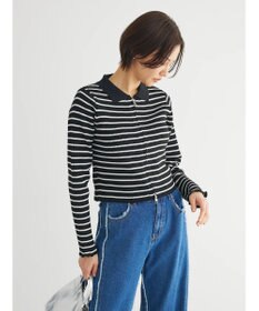 Green Parks ・ＥＬＥＮＣＡＲＥ　ＤＵＥ　Ｗ　ＺＩＰ　ボーダーカーデ