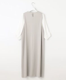 Feroux 【洗える】ジョーゼットコンビポンチ ワンピース