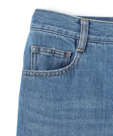 BEIGE， 【洗える】NAVIGLIO / フルレングスデニムバギーパンツ