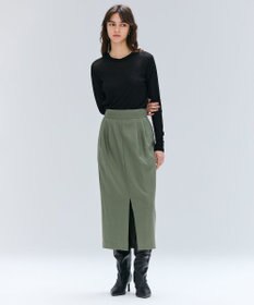 BEIGE， 【VERY NaVY12月号掲載】TERNES / 2タックウールスカート