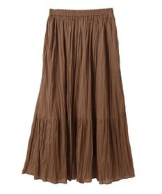 AMERICAN HOLIC ボイルクリンクルティアードスカート