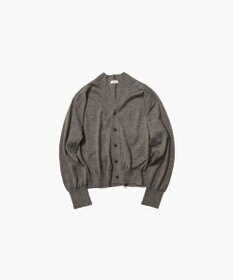 ATON RAMIE WOOL | Vネックニットカーディガン