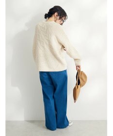 CRAFT STANDARD BOUTIQUE 裏起毛デニムワイドパンツ