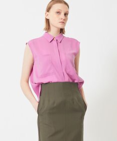 BEIGE， HYACINTH / ショートカラーシャツ