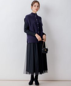 組曲 S 【WEB限定】バルキーニット ベスト