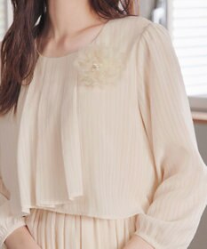 Tiaclasse 【新色追加】シフォンドレープワンピース