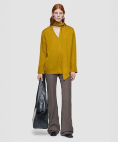 JOSEPH ライトクレープ　ブラウス