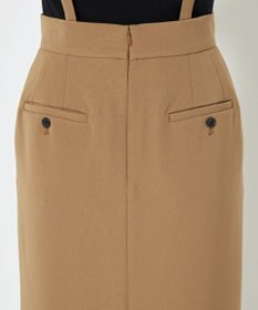 uncrave 【防しわ・UVカット・洗濯機洗い可】バルキーツイル スカート(サスペンダー付き)（uncrave STANDARD）