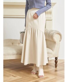 earth music&ecology ギャザー切替マーメイドスカート