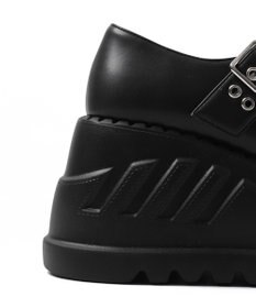 WEGO 厚底ハトメワンストラップシューズ