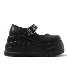 WEGO 厚底ハトメワンストラップシューズ