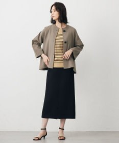 J.PRESS LADIES 【WEB限定】リブダンボール スカート
