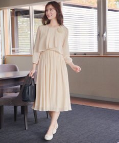 Tiaclasse 【新色追加】シフォンドレープワンピース