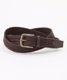 JOSEPH ABBOUD 【キングサイズ・イタリア素材・ストレッチ・日本製】メランジラウンドコードレザーベルト 26SSモデル