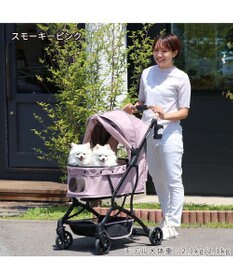 PET PARADISE smooca コンパクト ペットカート 《スモーキーピンク》