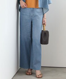 23区 【SLOW/一部店舗限定】LIGHT DENIM  ワイド パンツ