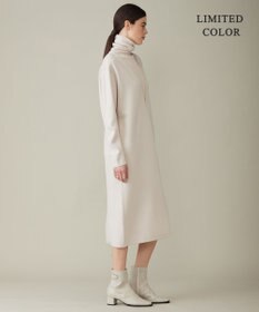 ICB 【WEB限定カラーあり】ウールブレンドスムース レイヤードデザインワンピース