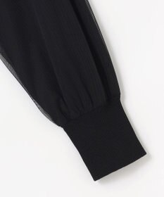 組曲 L 【WEB限定】チュールニット ブルゾン