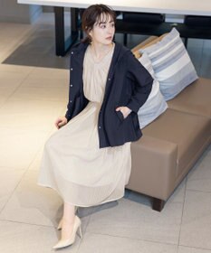 Tiaclasse 【新色追加・洗える】シフォンギャザーワンピース