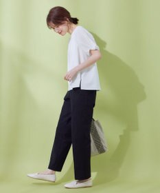 ANY L 【吸水速乾/UVケア】ミニサッカーコンビ袖ボリュームカットソー