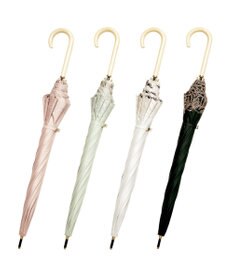 UNBILLION cache nez / フラワーラメ刺繍ショートパラソル