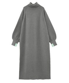 AMERICAN HOLIC バイパチモックネックニットワンピース