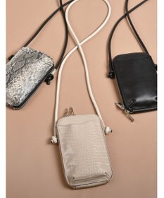 LA BAGAGERIE 【MONICA】サイドノットスクエアポシェット