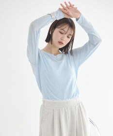 earth music&ecology 微シアーメロープルオーバー