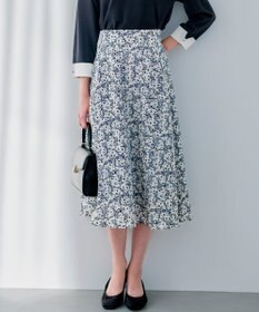 組曲 プランタンプリント フレアスカート